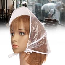Women Waterproof Clear Reusable Plastic Hair Protection Rain Hat Bonnet Cap Coat Raincoat Hair Accessories 2024 - buy cheap