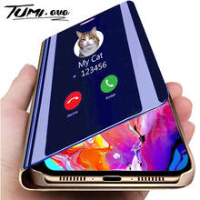 Luxury Smart Mirror Flip Phone Case For iPhone 11 Pro XR XS Max X Cover Leather Holder Standing for iPhone 6 6S 7 8 Plus Cases 2024 - купить недорого
