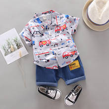 Boys Summer Clothes Sets Children Fashion Sleeveless Shirts Shorts 2pcs Wedding Outfits For Baby Boy Toddler Tracksuits 2024 - buy cheap