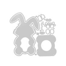 Easter Bunny Metal Cutting Dies Stencil Scrapbooking DIY Album Stamp Paper Card Embossing Decoration Craft 2024 - buy cheap