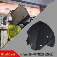 CB650R CB1000R CNC Aluminum Windshield For Honda CB 650R 1000R Windscreen Wind Air Deflector 2019 2020 Motorcycle Accessories 2024 - buy cheap