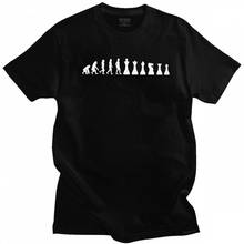 Chess Evolution Grandmaster Tournament T Shirt Men Pre-shrunk Cotton Handsome T-shirt Short Sleeved Tee Tops Clothing Merch 2024 - buy cheap