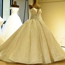 Новое поступление 2020, Роскошные свадебные платья, расшитые бисером, свадебное платье, Vestido De Novia Sirena 2024 - купить недорого