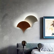 Lámpara de pared led minimalista, moderna, creativa, con personalidad, para dormitorio, escalera, pasillo 2024 - compra barato