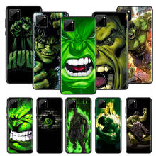 Marvel Hulk Avengers para Realme V15 V5 V3 X7 X5 X3 X2 Q2 Q2i Pro C17 C15 C12 C11 C3 C2, funda negra para teléfono 2024 - compra barato