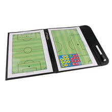 Utility Magnetic Soccer Coaching Board Coaches Folding Board Folder with Marker & Keychain Lanyard 2024 - buy cheap