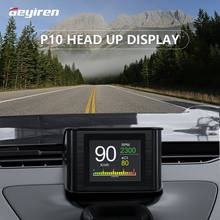Cabeça-Up Display HUD Velocímetro Do Carro com OBD2 AIHG/EUOBD Porta Projetor Digital Inteligente Alarme de Velocidade do Scanner de Diagnóstico ferramenta 2024 - compre barato