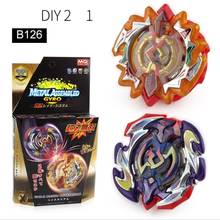 B-X TOUPIE BURST BEYBLADE SPINNING TOP DIY 2 in 1 B-126 Metal Gyro Battle Fight Toys with Two-way Pull Ruler Launcher 2024 - buy cheap