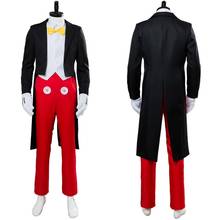 Disfraz de Mickey para adultos, traje para cena, uniforme completo para Halloween y mago 2024 - compra barato