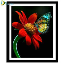 5D Diy Diamond Painting Animal Butterfly Cross Stitch Kits Flower Diamond Mosaic Embroidery 3D Painting Round Drill Decor Gift 2024 - buy cheap