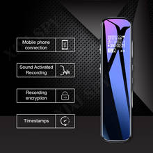 Dictaphone voice recorder sound mini audio mp3 player professional digital record recording OTG connection HD activated 2024 - купить недорого