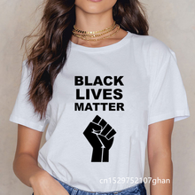 Черная футболка Lives Matter, женская футболка, Забавные футболки для корейской одежды, Футболка harajuku с графикой, Топ ulzzang для женщин 2024 - купить недорого