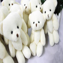 Urso de pelúcia de 12cm urso em forma de desenho animado, boneco de pelúcia, articulações, urso de pelúcia, mini boneco de urso, 100 2024 - compre barato