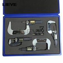 Micrómetro electrónico exterior, 0-25mm, 25-50mm, 50-75mm, 75-100mm, 0.001mm, micrómetro Digital, herramientas de medición 2024 - compra barato
