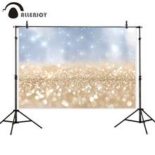 Allenjoy bokeh glitter photographic backdrop sparkles hola sand pastel golden birthday newborn child party background photophone 2024 - buy cheap