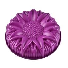 10 Inch Round Sunflower Silicone Birthday Cake Baking Pans Handmade Bread Loaf Pizza Toast Tray Silicone Cake Baking Molds 2024 - buy cheap