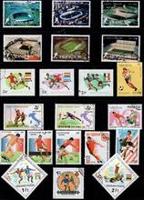50Pcs/Lot World Cup Football Stamp Topic All Different From Many Countries NO Repeat Postage Stamps with Post Mark Collecting 2024 - buy cheap