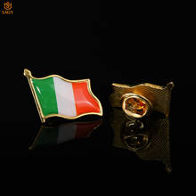 Bandeira de pintura irlandesa broche gravata mochila lapela pino comemorativo emblema presente coleção 2024 - compre barato