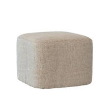 1PC Footstool Ottoman Cover Fabric Square Furniture Linen Wooden Chair Sponge Cotton Stool Cushion Sleeve Decor 2024 - buy cheap