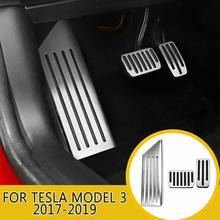Pedales de coche, cubierta de Pedal de reposapiés de freno de Gas para Tesla modelo 3 2016-2019, acelerador de freno de Gas, Pedale, estilo de coche 2024 - compra barato