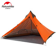 Naturehike factory Store New Ultralight minaret Awning Canopy Tent outdoor hiking climbing double rainproof camping Tent 2024 - buy cheap