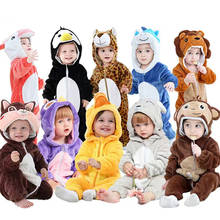 Cute Baby rompers boys girls clothes new born baby costume jumpsuit Infant onesie winter monkey pajamas ropa bebe recem nascido 2024 - buy cheap