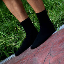 Calcetines cortos de algodón para hombre, calcetín de negocios de alta calidad, desodorante, Color negro, blanco y gris, transpirable 2024 - compra barato