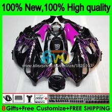 Corpo Para SUZUKI KATANA GSXF 750 600 GSXF600 03 Rose chamas 04 05 06 07 34BS.67 GSX600F GSXF750 2003 2004 2005 2006 2007 Carenagem 2024 - compre barato