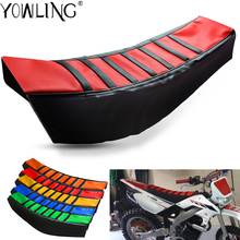 FOR HONDA CR80R  CR85R CRF150R CR125R CR250R CRF250R CRF450R CRF250X Dirt Bike Enduro Motocross Ribbed Gripper Soft Seat Cover 2024 - buy cheap