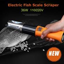 36W Electric Fish Scaler Waterproof Fishing Scalers Clean Fish Remover Cleaner Descaler Scraper Seafood Tools EU/US Plug 2024 - buy cheap