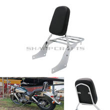 Motorcycle Backrest Sissy Bar w/ Luggage Rack Pad For Honda Shadow VT1100 Spirit T VT1100C2 SABRE VT1100C ACE Tour 2024 - buy cheap