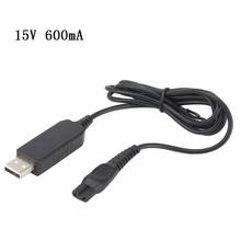 USB 15 в 5,4 Вт зарядный кабель адаптер питания HQ8505 зарядное устройство для бритвы HQ8 HQ9 HQ64 RQ10 RQ11 RQ12 SH50 SH70 SH90 S9000 розничная продажа 2024 - купить недорого