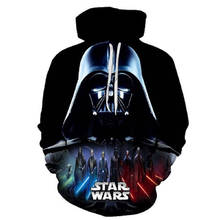 Star wars hoodie impressão com capuz 3d design legal moletom masculino casual roupas esportivas masculinas moda topos tamanho asiático atacado e reta 2024 - compre barato