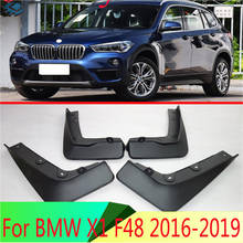 For BMW X1 F48 2016-2019 4PCS Mud Flaps Splash Guards Fender Mudguard Kit Mud Flap Splash Guards Mudguard Car styling 2024 - buy cheap