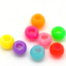 DoreenBeads Colorful Acrylic Beads Round At Random DIY Making Fashion Jewelry Findings About 3mm Dia, Hole: Approx 1mm, 2000 PCs 2024 - buy cheap