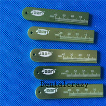 5pcs Green 6pcs Dental Endo Rulers Span Measure Scale Endodontic made in ALUMINIUM 2024 - buy cheap
