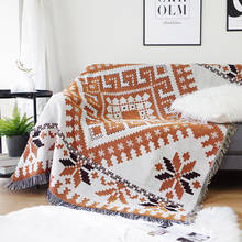 Nordic boho throw blanket for bed Bedspread Double sided sofa towel Geometric home decoration sofa blanket Tapestry carpet mat 2024 - buy cheap