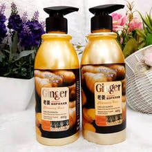 Bioaqua gengibre shampoo hidratante masculino e feminino controle de óleo anti-caspa anti-coceira shampoo reparação shampoo seco 2024 - compre barato