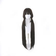 Harukawa Maki Cosplay Wig Game Danganronpa V3 Costume Black Long Straight Play Wigs Halloween Costumes Hair 2024 - buy cheap