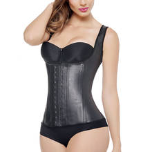 Latex Waist Trainer Vest Corset Body Shaper Shapewear Women 9 Steel Bone Modeling Strap Fajas Plus Size 6xl Slimming Belt Girdle 2024 - buy cheap