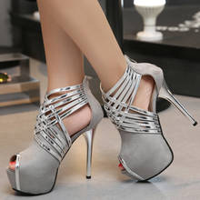 Casual Party Platform Pump Pump Peep Toe Shoes Women 35-44 Pump New Fashion Women High Heels 2024 - buy cheap