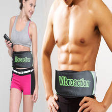 Electric men women slimming Muscle massager Back vibrator belt Vibro relaxing Tone Vibroaction waist Belt Loss Weight Massage 2024 - buy cheap