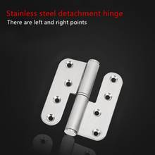 1PC 4 Inch Thick Stainless Steel Rounded Detachable Hinge Fire Door Flag Door Hinge Folding Flat Hinge 2024 - buy cheap