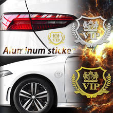 2pcs Car Styling Metal VIP Car Side Door and Window Visor Badge Fender Door Sign Sticker For BMW Audi Volkswagen Mercedes Toyota 2024 - buy cheap