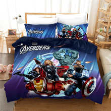 The Avengers Heroes Bedding Set Double Size Bed Linens For Kid S Quilt Duvet Cover Queen Bedspreads Children S Room Twin 3pcs 3d Buy Cheap In An Online Store With Delivery Price Comparison