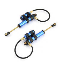 2pcs Metal Shock Absorbers Suspension Piggyback Internal Spring for 1/10 Axial SCX10 TRX4 RC Car Accessories 2024 - купить недорого