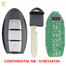 Mando a distancia de coche inteligente reemplazo KEYECU, 3 botones, 433,92 MHz, PCF7945 ID47, para Nissan Qashqai Pulsar x-trail 2013 + S180144104 2024 - compra barato