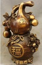 Decoração de bronze chinês de 12 polegadas 319, decoração, bagaça, estátua, pena do mal fu 2024 - compre barato