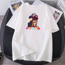 Toradora camiseta anime japonesa, camiseta feminina fashion de verão, manga curta, roupa casual feminina de anime, novas camisetas 2021 2024 - compre barato