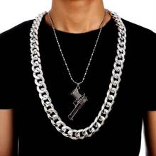 NEW CUBAN LINK CHAIN NECKLACE Cuban Chains For Men Hip Hop Jewelry Gold Color Thick Stainless Steel Long Big Chunky Necklace 2024 - buy cheap